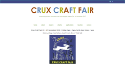 Desktop Screenshot of cruxcraftfair.co.uk